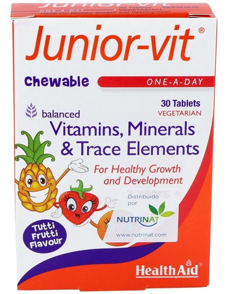 Junior Vit 30Comp. Health Aid de Health Aid
