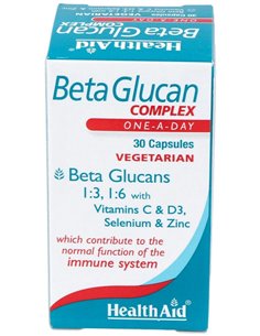 Beta Glucan Complex 30Vcap. de Health Aid 2