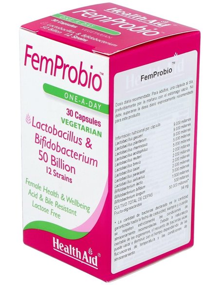 Femprobio 50.000Millones 30Vcap. Health Aid de Health Aid