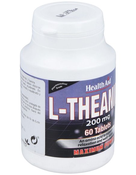 L-Teanina 200Mg. 60Comp. de Health Aid