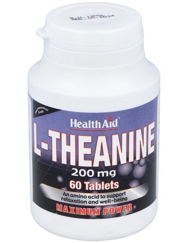 L-Teanina 200Mg. 60Comp. de Health Aid