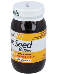 Aceite De Linaza Flaxseed Oil 60Cap. Health Aid de Health Aid 2
