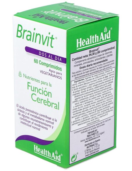 Brainvit® 60 Comp de Health Aid