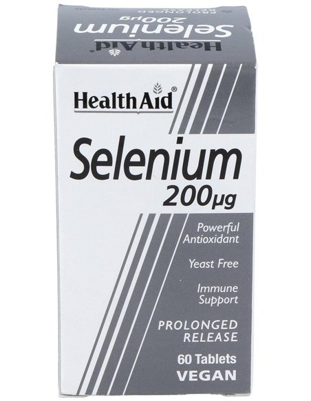 Selenium 200Mcg. 60Comp. Health Aid de Health Aid