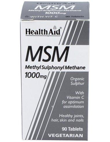 Msm Metilsulfonilmetano 1000Mg. 90Comp. de Health Aid