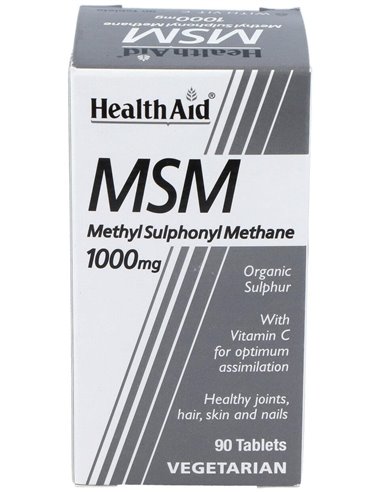 Msm Metilsulfonilmetano 1000Mg. 90Comp. de Health Aid