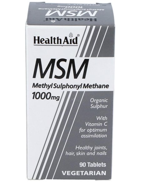 Msm Metilsulfonilmetano 1000Mg. 90Comp. de Health Aid