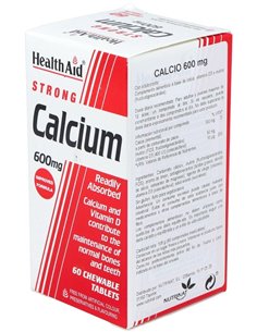Calcio 600Mg. 60Comp. Mast. Health Aid de Health Aid 2
