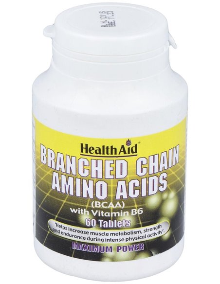 Bcaa Branched Chain Amino Acids 60Comp. Health Aid de Health Aid