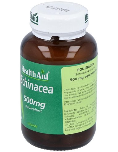 Equinácea (Echinacea Purpurea) 500 Mg 60 Comp de Health Aid
