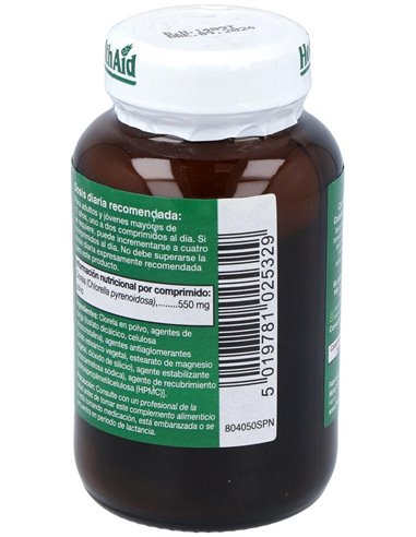 Chlorella 550Mg. 60Comp. Health Aid de Health Aid