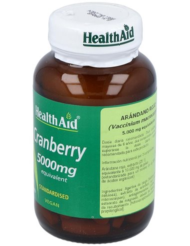 Arandano Rojo Baya Ext.Estand. 60Comp. Health Aid de Health Aid