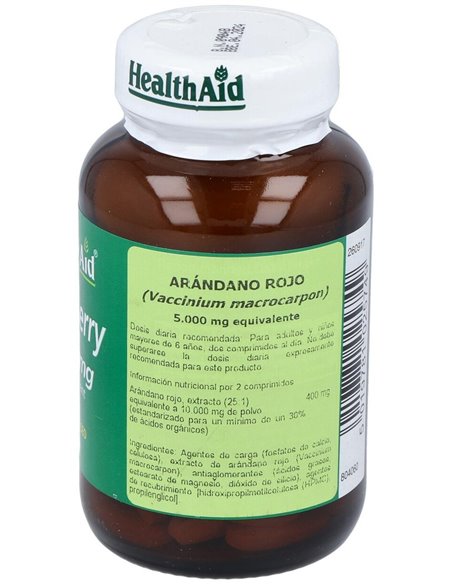 Arandano Rojo Baya Ext.Estand. 60Comp. Health Aid de Health Aid