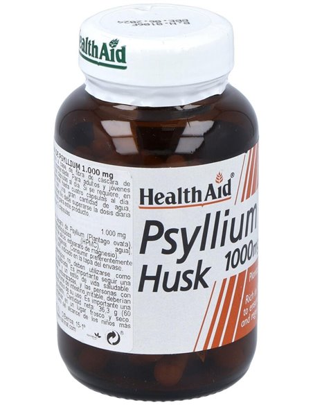 Fibra De Cascara Psyllium 60Comp. Health Aid de Health Aid