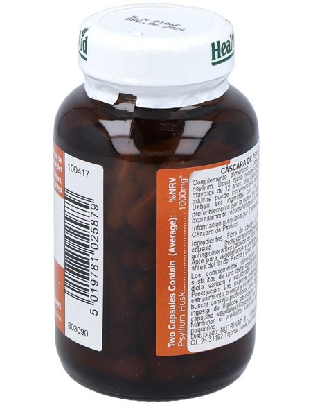 Fibra De Cascara Psyllium 60Comp. Health Aid de Health Aid