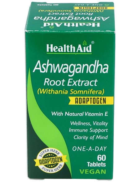Ashwagandha (Withania Somnifera) 60 Comp de Health Aid
