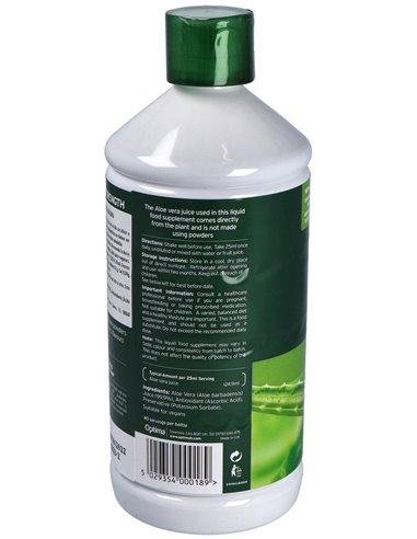 Aloe Pura Zumo Aloe Vera Potencia Maxima 1Litro de Madal Bal