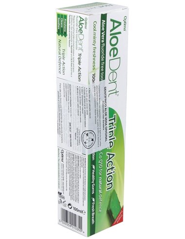 Dentífrico Aloe Triple Acción Sin Fluor 100 ml  de Madal Bal