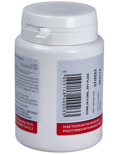 Vitamina E Natural 250 UI 100 Caps. de Lamberts