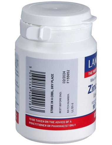 Zinc 15 mg (Como citrato) 90 Tabs. de Lamberts