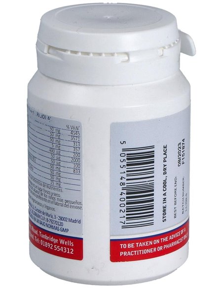 Complejo de Vitaminas B-50 60 Tabs. de Lamberts