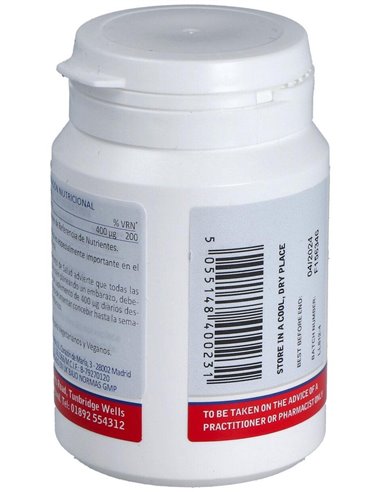 Ácido Fólico 400 µg de Lamberts