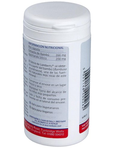 Silicio 200 mg de Lamberts