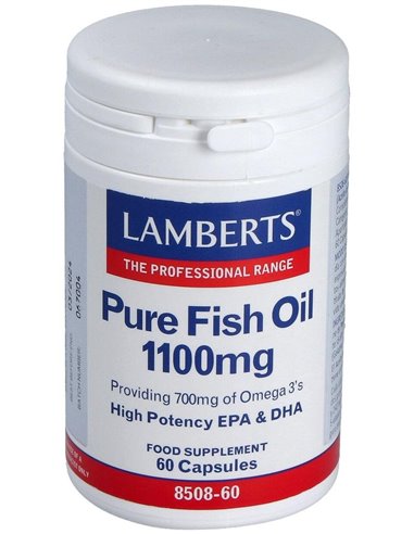 Aceite de Pescado Puro 1100 mg 60 Caps. de Lamberts