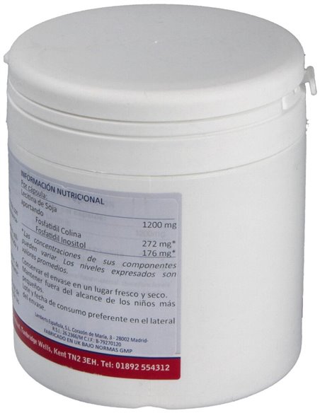 Lecitina de Soja 1200 mg 120 Caps. de Lamberts