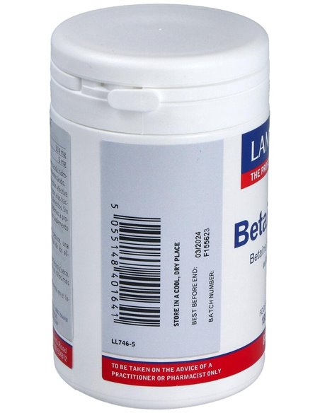 Betaína HCl 324 mg y Pepsina 5 mg de Lamberts