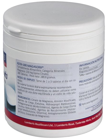MagAsorb® (Magnesio 150 mg como citrato) de Lamberts