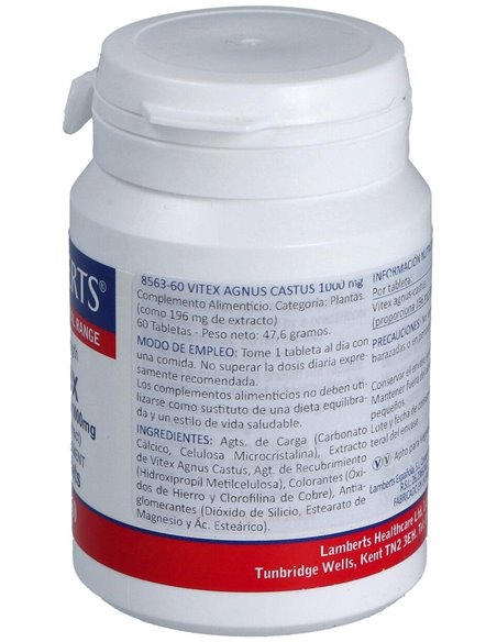 Vitex Agnus Castus 1000 mg de Lamberts