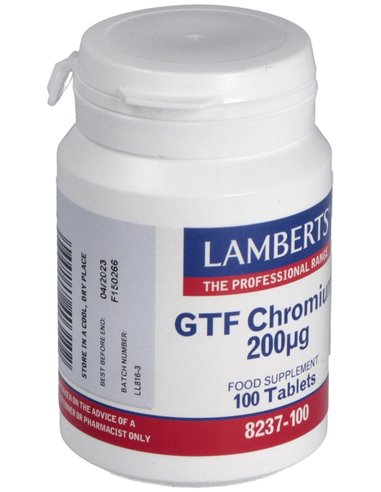 Cromo GTF 200 µg de Lamberts