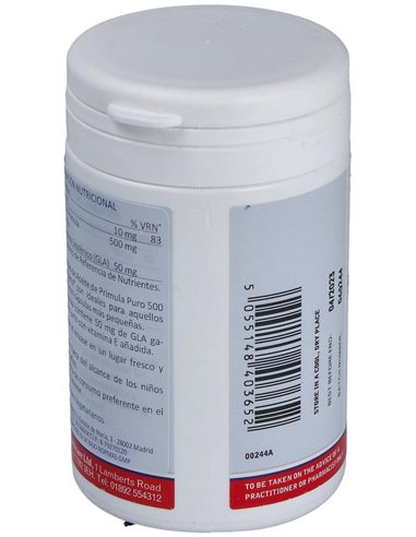 Aceite de Prímula 500 mg 180 Caps. de Lamberts