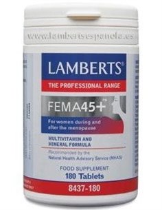 FEMA 45+ (Durante y después de la Menopausia) 180 Tabs. de Lamberts 2