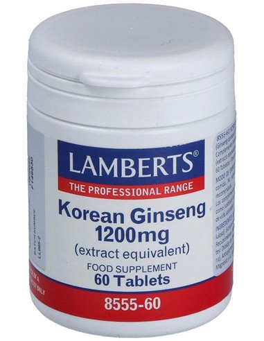 Ginseng Coreano 1200 mg de Lamberts