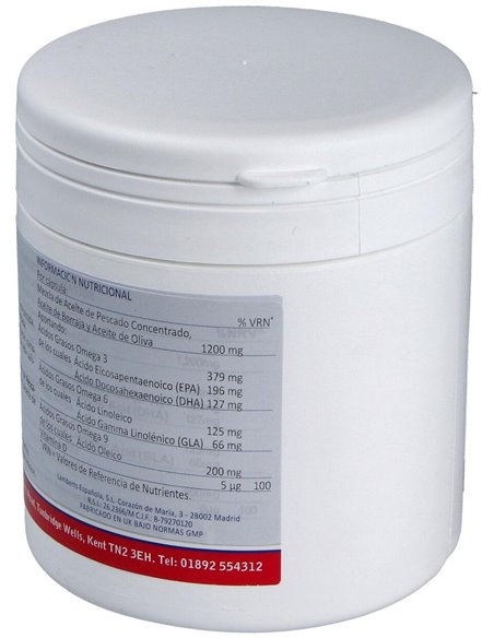 Omega 3,6,9 1200 mg + Vitamina D3 120 Caps. de Lamberts