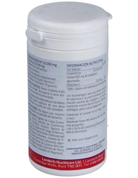 Escaramujo 10.000 mg de Lamberts