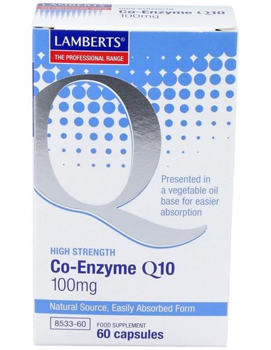 Coenzima Q10 100 mg 60 Caps. de Lamberts