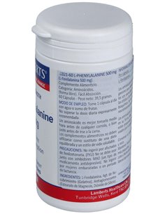 L-Fenilalanina 500 mg 60 Caps. de Lamberts 2