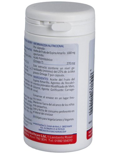 Aceite del fruto del Espino Amarillo 1000 mg de Lamberts