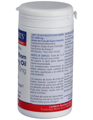 Aceite del fruto del Espino Amarillo 1000 mg de Lamberts