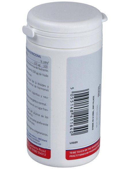 Yodo 150 µg (Como yoduro de potasio) 180 Tabs. de Lamberts