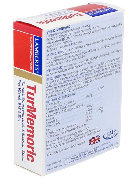 TurMemoric 60 Tabs. de Lamberts
