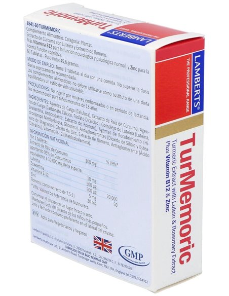 TurMemoric 60 Tabs. de Lamberts