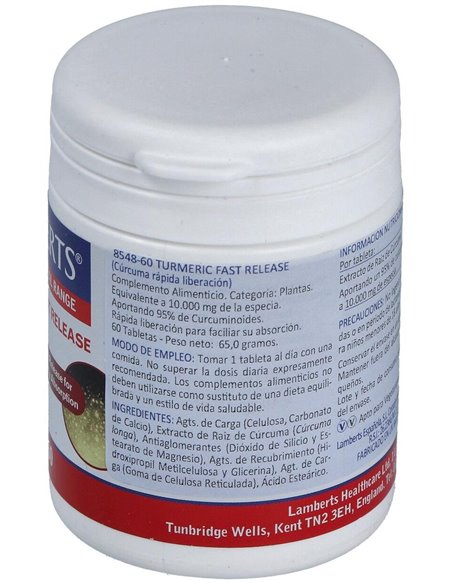 Cúrcuma de Liberación Rápida de Lamberts