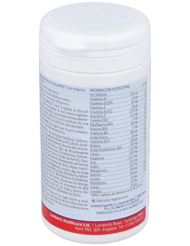 Multi-Guard® Iron Free (Sin hierro ni Yodo) de Lamberts