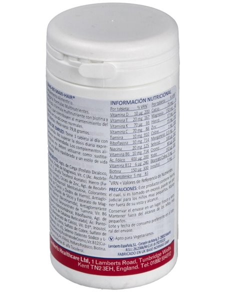 Maxi Hair® (Bienestar del cabello) de Lamberts