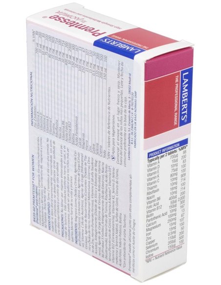 Premtesse® (Multi para la edad menstrual) 60 Tabs. de Lamberts