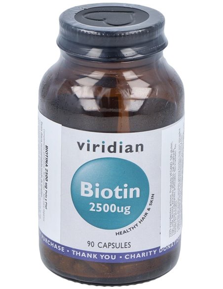 Biotina 2500Ug 90Cap.Veg. de Viridian